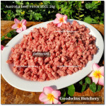 Australia beef mince plain 75CL daging sapi giling frozen price/pack 500gr